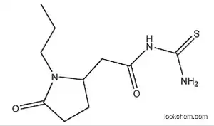 Molecular Structure of 936751-11-0 (N-(Aminothioxomethyl)-5-oxo-1-propyl-2-pyrrolidineacetamide)